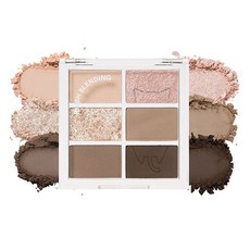 KIRSH BLENDING Mood Light 眼影盤, 1個, 01號 起司棕貓