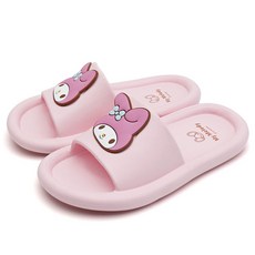 SHOELAMODE 三麗鷗女童款美樂蒂氣墊拖鞋