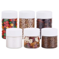 BARENLOCK 冰箱整潔收納盒 基本白色 中型3入 + 小型3入 + 32款自黏貼紙套組, 1套