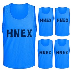 HNEX 足球 室內足球 隊服背心 5件組