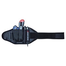 워크밴드 다용도 캠핑 작업 툴 암밴드 4단, 블랙, 1개