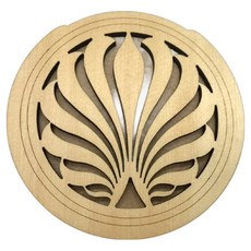 Toppia 夜間吉他演奏防噪音音孔蓋 D款 木質, 1個