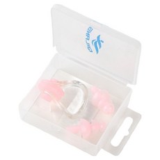 QILANG Marquis 游泳耳塞鼻夾組, 1套, 粉紅色