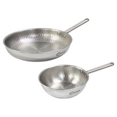 키친아트 퀸 엠보 IH인덕션 통5중 스텐304 후라이팬 28cm + 궁중팬 20cm 세트, 실버, 후라이팬 +궁중팬, 1세트 주방용품/냄비/프라이팬 반품 최저가 42,120원