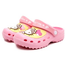 Sanrio 女童 CH Hello Kitty Risha 海灘涼鞋