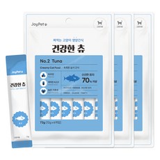 조이펫 고양이 건강한 츄 간식 6p, 참치, 72g, 3개