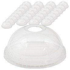케이스코 투명 PET 945ml 아이스컵 돔뚜껑 107mm, 1개, 50개입, 돔형