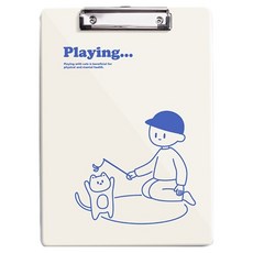 귀여운 디자인 싱글 클립 보드패드 A4, 디자인5, 1개