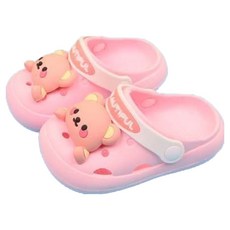 Lulushu 兒童撒嬌小熊EVA涼鞋 BY140