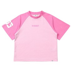 R.ROBOT 女童 R CLUB 拉格蘭短袖T恤