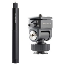 피지와이텍 셀피 스틱 + 회전식 스냅락 마운트 키트 세트, 1세트, P-GM-174(셀피 스틱), P-CG-030(마운트)