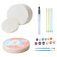 J.Cox 多合一繪畫神奇海綿DIY套組, 1套, 混合色