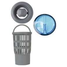 사부작마켓 싱크대 배수구 플라스틱 거름망 소 + 덮개 + 뚜껑 세트, 혼합색상, 1세트