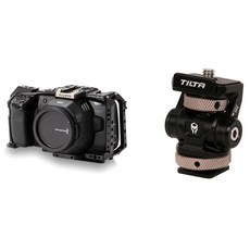 TILTA 鐵頭 Blackmagic 6K 籠架 + 螢幕安裝套件組, 1套, TA-T01-FCC-B(籠架), TA-AMB-B(安裝座)