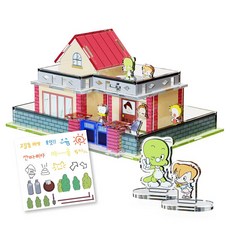 DAEWON CULTURE INDUSTRY Gogildong雙門洞房子組合插圖卡片 隨機出貨, 編輯部, 大院CI