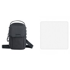 원더드 X1 크로스 바디백 M + 피지테크 테크랩 M 세트, 블랙(바디백), 미로 패턴(테크랩), 1세트