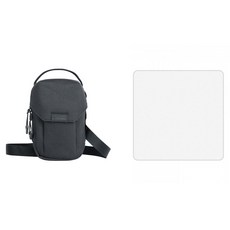 원더드 X1 크로스 바디백 S + 피지테크 테크랩 M 세트, 블랙(바디백), 미로 패턴(테크랩), 1세트