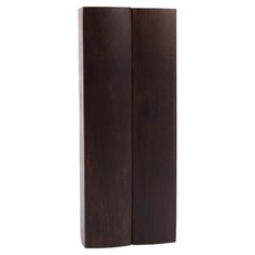 南利姊妹 書法 固定紙張 文鎮 黑色 素面 30cm, 2個