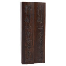 Nalli Sisters 書法紙張固定鎮紙 黑色禪風 22cm, 2個