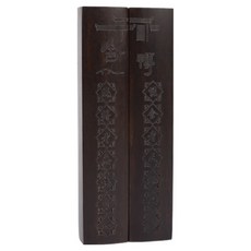 南利姐妹 書法紙張固定鎮紙 黑色謝德 30cm, 2個