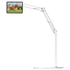 제이원 스마트폰/태블릿 침대 거치대, 화이트, 1세트, JW-STND100