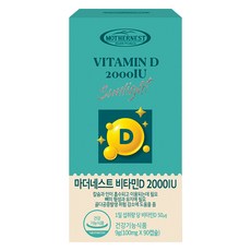 마더네스트 비타민D 2000IU 식물성 초소형 캡슐 3개월분, 1개, 90정