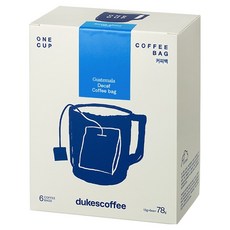 dukescoffee 低咖啡因咖啡包, 13g, 6入, 1個