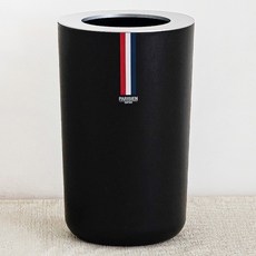 Parisien 開放型垃圾桶 圓形 20L, 銀黑色, 1個