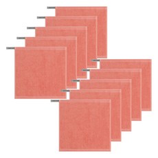 Songwol 松月 Colorful Ring 30支紗掛環擦手巾, 10個, 橘色