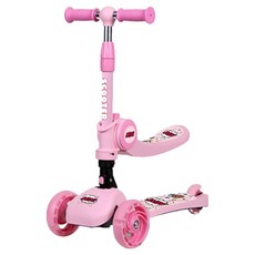 LANDWAY 兒童用2in1滑板車 可折疊滑板車, 粉紅色, 1個