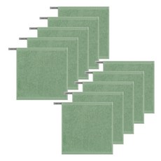 송월타월 컬러풀링 30수 고리 핸드타올, 그린, 10개