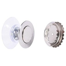 셀리빙 욕실 흡착식 모던 자석 비누 홀더, 실버, 1개