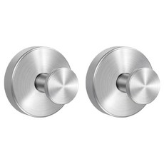 Sell Living 浴室沐浴球掛架 不鏽鋼吸盤式掛鉤, 霧面銀, 2個