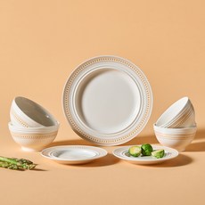 CORELLE COORDINATES Rosemont 餐具組 7件組, 1套, 7種, 混合色