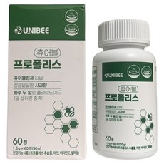 UNIBEE 咀嚼型蜂膠鋅硒 90g, 1個, 60錠