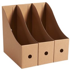 Green Hug 牛皮紙文件檔案整理架, 3個, 單一顏色