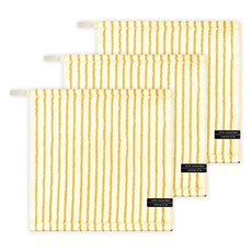 Songwol 松月 HOTEL COLLECTION Songwol 條紋與素色 34 掛環擦手巾, 3個, 米色