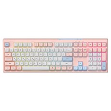 GEEK STAR USB C有線Membrane鍵盤, 復古米色, GK01P, 白軸