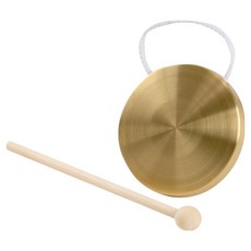 Kes.B 清音迷你鑼 + 原木槌組, 1套, 混合顏色