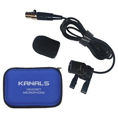 카날스 미니 XLR 유선 3핀 마이크 + 파우치 세트, CKH-10H, 블랙