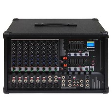 K&POP K&POP 800W USB AUX 10聲道功率混音器, 黑色, KPM-900
