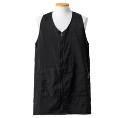 Rosa Home 背心式網紗圍裙 L, 黑色, 1個