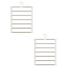 셀렉투유 논슬립 7단 사다리 바지걸이, 화이트, 2개