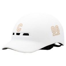 o2wheels 強打者安全帽, 白色, 1個