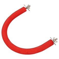 칠시 앵무새 발톱갈이 횃대 중형(19.5 x 15 x 2.3 cm), 레드, 1개