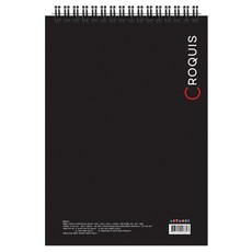 아트모아 전문가용 크로키북 105g 70p, A4, 1개