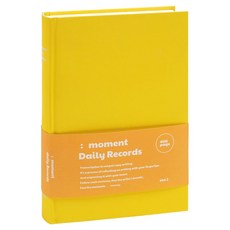 모모디 모먼트 레코드 메이드 컬러 필사노트, 레이디 레몬, 1개