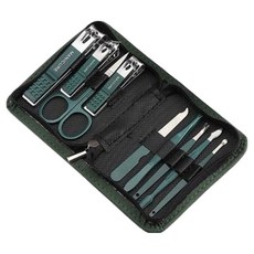 Celliving 攜帶式腳趾甲指甲剪套組, 1套, 綠色