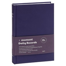 모모디 모먼트 레코드 메이드 컬러 필사노트, 딥네이비, 1개