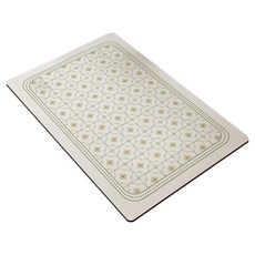 Taminayo 廚房碗盤瀝乾咖啡機墊 3.5mm, 花朵 A, 1層, 1個